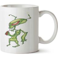 Art Hediye Alien Boy Iki Tarafı Baskılı Kupa