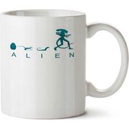 Art Hediye Alien Film 01 İki Tarafı Baskılı Kupa Bardak
