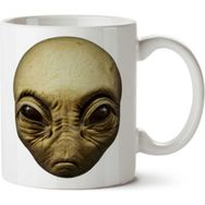 Art Hediye Alien-Transparent İki Tarafı Baskılı Kupa Bardak