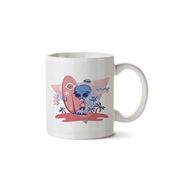 Art Hediye Alien Uzaylı Sörf İki Tarafı Baskılı Kupa Bardak