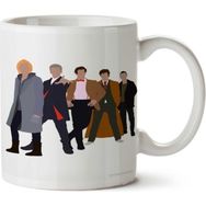 Art Hediye All 5 Modern Doctors (Including 13TH Doctor) İki Tarafı Baskılı Kupa Bardak