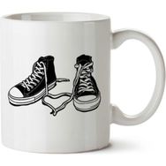 Art Hediye All Star Converse Ayakkabı İki Tarafı Baskılı Kupa Bardak