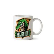 Art Hediye Alligator Timsah Iki Tarafı Baskılı Kupa
