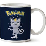 Art Hediye Alola Meowth Pokemon Sun Moon Iki Tarafı Baskılı Kupa