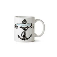 Art Hediye Anchor-Tattoos-Free-Png-Image Iki Tarafı Baskılı Kupa