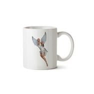 Art Hediye Angel-Png-Picture Iki Tarafı Baskılı Kupa