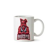 Art Hediye Angry Pig Iki Tarafı Baskılı Kupa