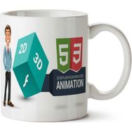 Art Hediye Animation Iki Tarafı Baskılı Kupa