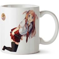 Art Hediye Anime-Transparent İki Tarafı Baskılı Kupa Bardak