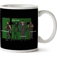 Art Hediye Archer Confusion Superhero Green Spy Zombie Iki Tarafı Baskılı Kupa Bardak