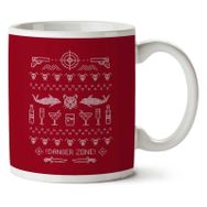 Art Hediye Archer Danger Zone Christmas Iki Tarafı Baskılı Kupa Bardak