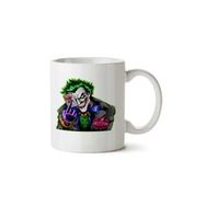 Art Hediye Arlequina E Coringa Joker Kart Iki Tarafı Baskılı Kupa Bardak