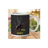 Art Hediye Art Hediye1-1528 Lord Of The Rings Mordor's Army İki Tarafı Baskılı Kupa Bardak