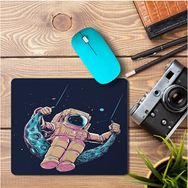 Art Hediye Astronot Gezegenlerde Sallanan Astronot Baskılı 23x19 cm Mouse Pad