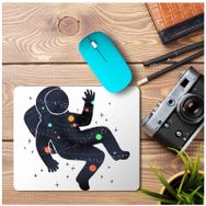 Art Hediye Astronot Uçan Astronot Uzay Baskılı 23x19 cm Mouse Pad