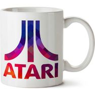 Art Hediye Atari Logo Renkli İki Tarafı Baskılı Kupa Bardak
