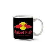 Art Hediye Babel Fish Enerji Redbull İki Tarafı Baskılı Kupa Bardak