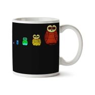 Art Hediye Babushka Owls Colour Matruşka Baykuşlar İki Tarafı Baskılı Kupa Bardak