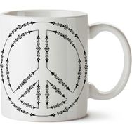 Art Hediye Barış Peace 01 Baskılı Kupa Bardak