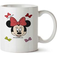 Art Hediye Bayan Minnie Lindinha İki Tarafı Baskılı Kupa Bardak