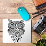 Art Hediye Baykuş Mavi Gözlü Baskılı 23x19 cm Mouse Pad