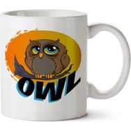 Art Hediye Baykuş Owl İki Tarafı Baskılı Kupa Bardak