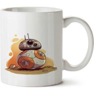 Art Hediye BB-8 - Star Wars İki Tarafı Baskılı Kupa Bardak