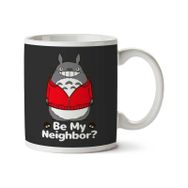 Art Hediye Be My Neighbor Totoro Studio Ghibli Men's T-Shirt Iki Tarafı Baskılı Kupa Bardak