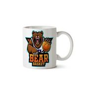 Art Hediye Bear Basketball Ayı Basketbol Baskılı Kupa