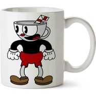 Art Hediye Bendy Cuphead iki Tarafı Baskılı Kupa Bardak