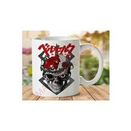 Art Hediye Berserk Skull Kuru Kafa İki Tarafı Baskılı Kupa Bardak