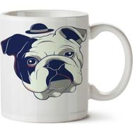 Art Hediye Beyfendi Köpek Pug Baskılı Kupa