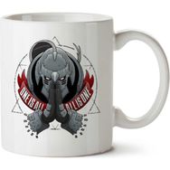 Art Hediye Biri Tümü Bir Dolum Metal Alchemist.png İki Tarafı Baskılı Kupa Bardak