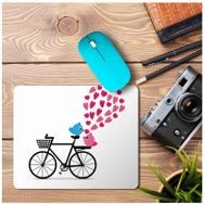 Art Hediye Bisiklet Kalp Baskılı 23x19 cm Mouse Pad