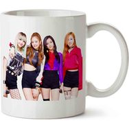 Art Hediye Black Pink 2 İki Tarafı Baskılı Kupa Bardak
