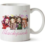 Art Hediye Blackpink Black Pink Karakterler Iki Tarafı Baskılı Kupa