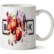 Art Hediye Blackpink Çiçek Black Pink Baskılı Kupa