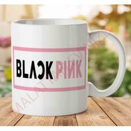 Art Hediye Blackpink Yazı İki Tarafı Baskılı Kupa Bardak