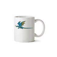 Art Hediye Blue Dragon İki Tarafı Baskılı Kupa