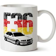 Art Hediye BMW M3 E36 Baskı İki Tarafı Baskılı Kupa