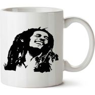 Art Hediye Bob Marley Siyah İki Tarafı Baskılı Kupa