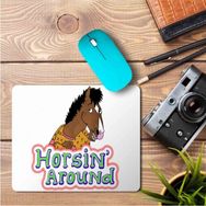 Art Hediye Bojack Horseman Horsin Around At 23x19 cm Mouse Pad