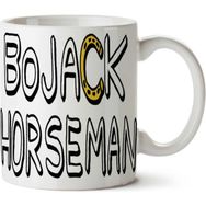 Art Hediye Bojack Horseman Logo İki Tarafı Baskılı Kupa