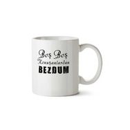 Art Hediye Boş Boş Konuşanlardan Bezdum İki Tarafı Baskılı Kupa