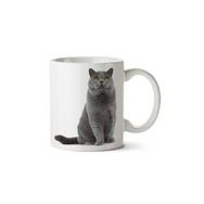 Art Hediye British Shorthair Kedi İki Tarafı Baskılı Kupa