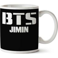 Art Hediye Bts Bangtan Boys-Jimin İki Tarafı Baskılı Kupa Bardak