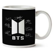 Art Hediye Bts Imzalar Bangtan Boys Signature Autograph Iki Tarafı Baskılı Kupa Bardak