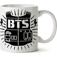 Art Hediye Bts Logo İki Tarafı Baskılı Kupa
