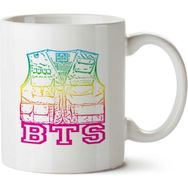 Art Hediye Bts Renkli İki Tarafı Baskılı Kupa