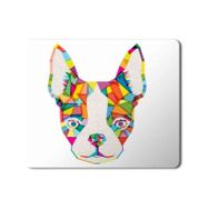 Art Hediye Bulldog Rainbow Baskılı 23x19 cm Mouse Pad